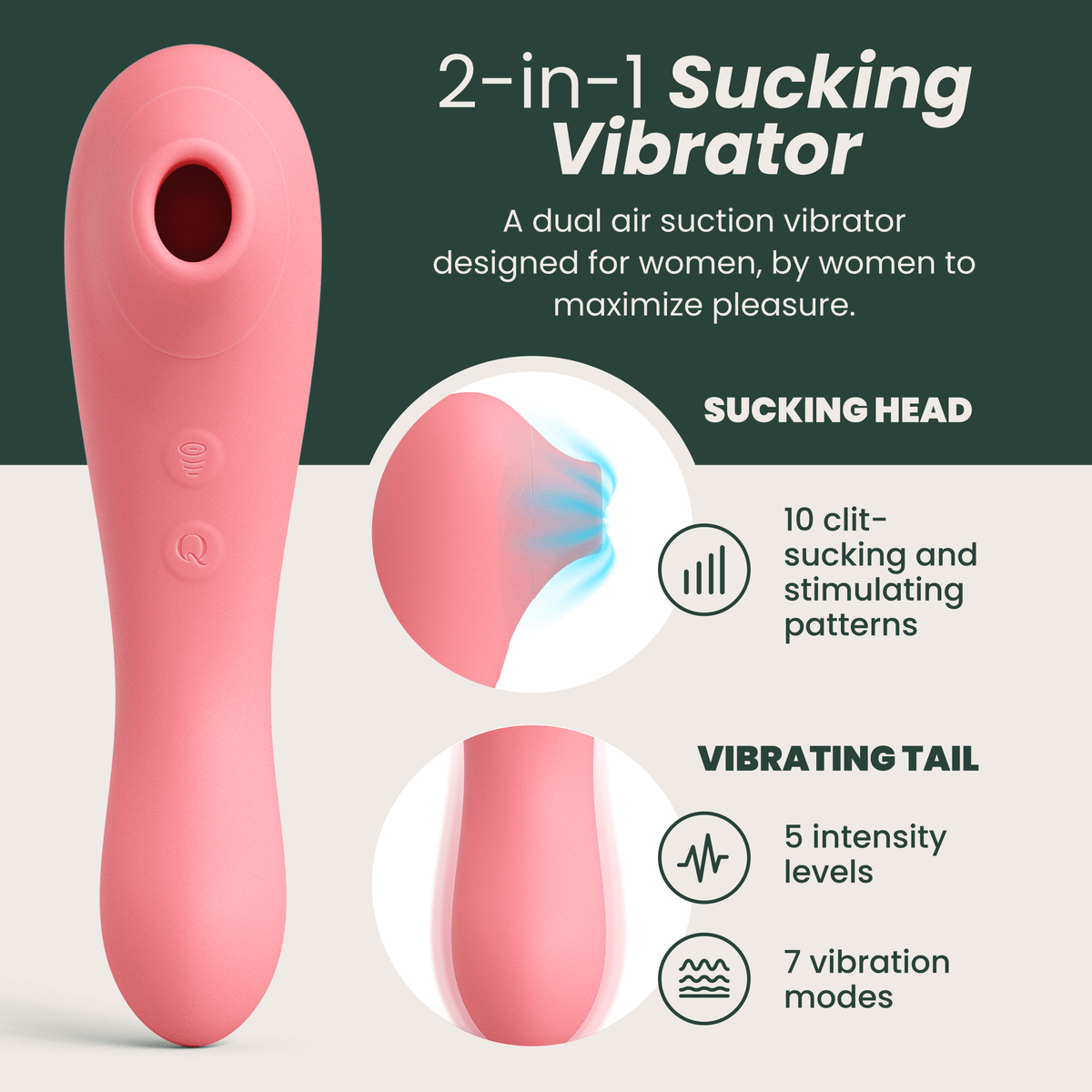 Cloud Dual-Sided Suction Vibrator Toy – Quinn Wellness